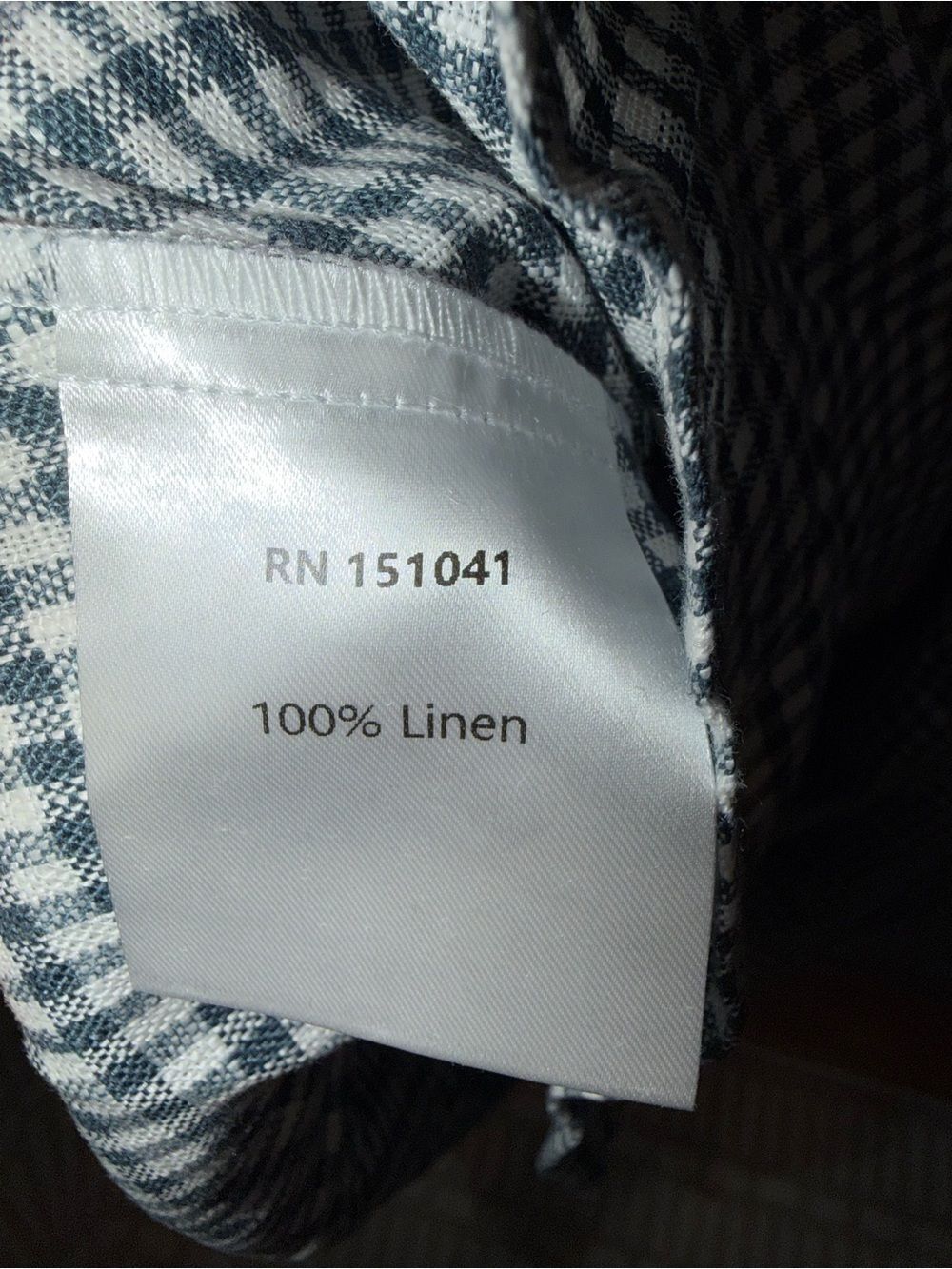 Few Moda Tanya 100% Linen Gingham Midi Dress NWT - Picture 7 of 10